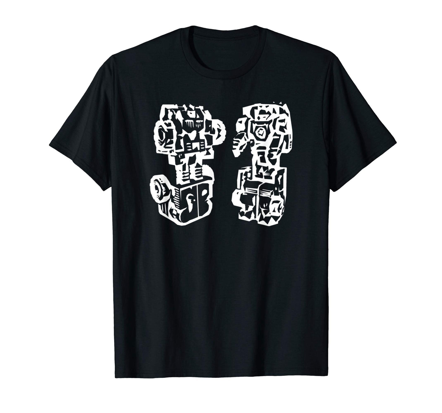 Two Robots Named Peace Love T-Shirt - Aesthetic Graphic Men Women - T-Shirt, Sweatshirt, Hoodie
