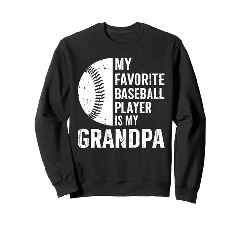 My Favorite Baseball Player Is My Sweatshirt - Minimalist Print Unisex - T-Shirt, Sweatshirt, Hoodie