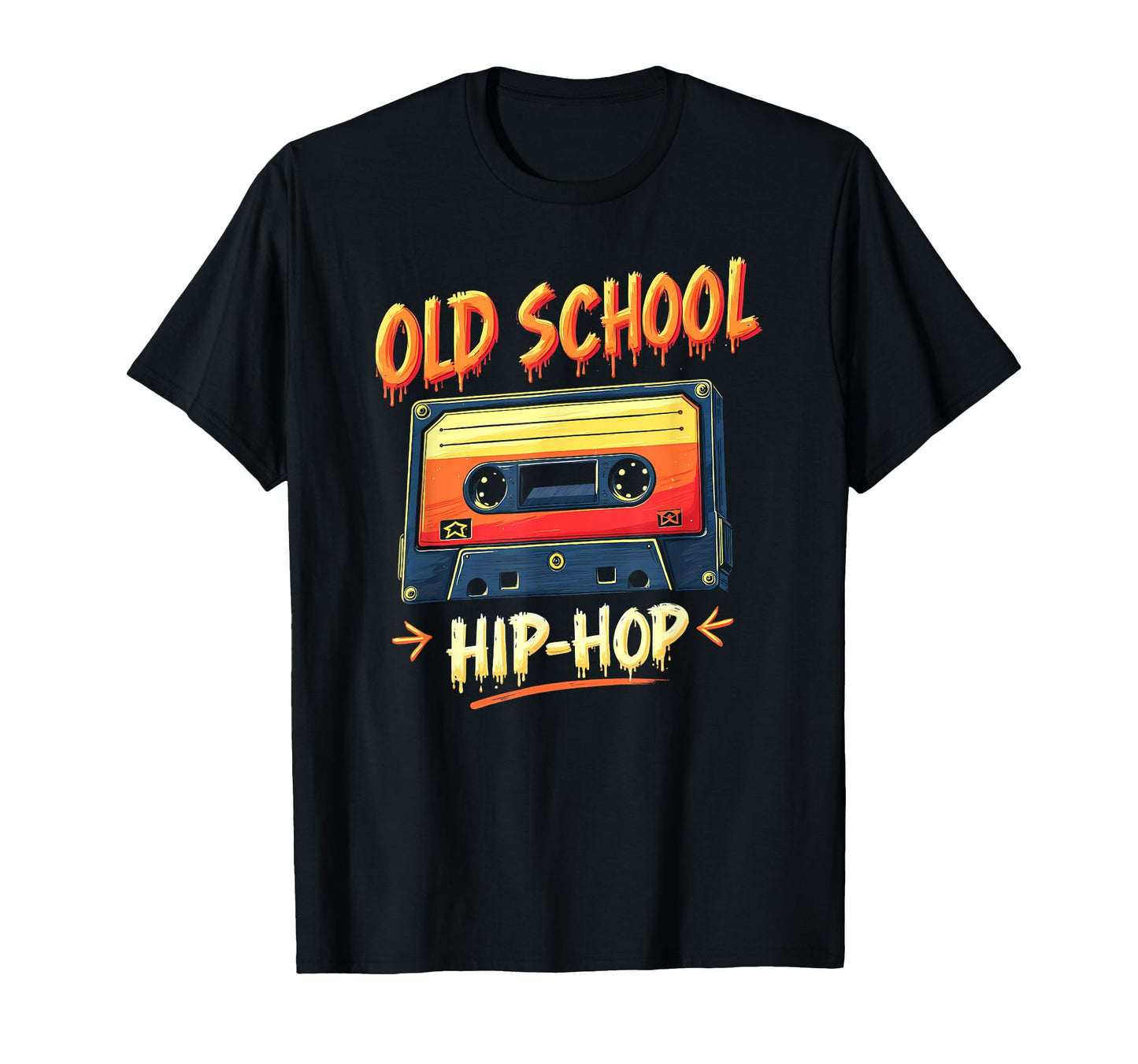 Old School Hip Hop Cassette T-Shirt - Aesthetic Graphic for Adults - T-Shirt, Sweatshirt, Hoodie