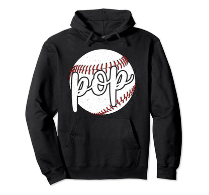 Pop Proud Baseball Pop Baseball Player Pop Hoodie - Graphic Print Unisex - T-Shirt, Sweatshirt, Hoodie