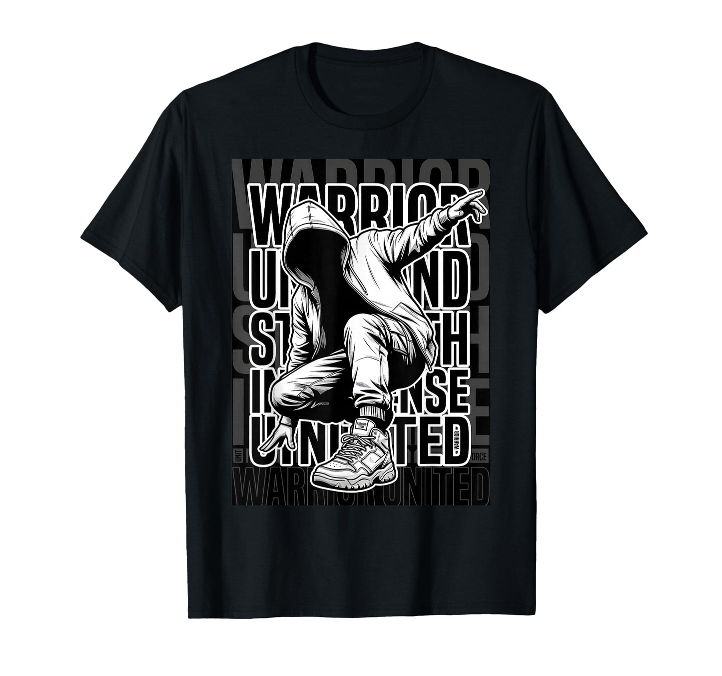 Hip Hop Old School Warrior T-Shirt - Casual Everyday Wear for Adults - T-Shirt, Sweatshirt, Hoodie