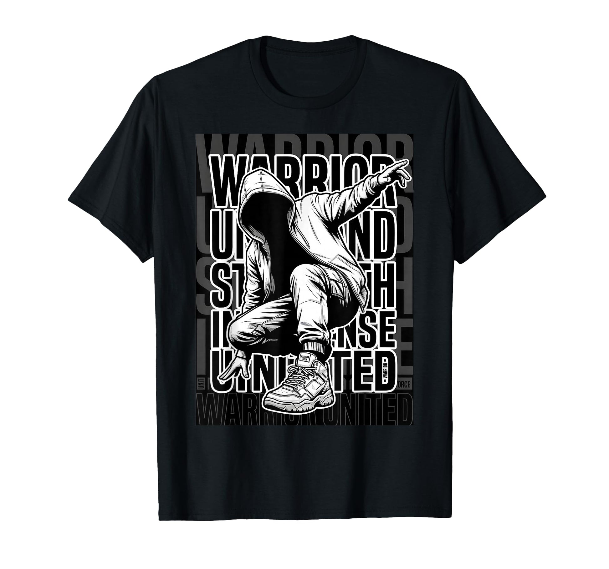 Hip Hop Old School Warrior T-Shirt - Casual Everyday Wear for Adults - T-Shirt, Sweatshirt, Hoodie