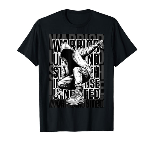Hip Hop Old School Warrior T-Shirt - Casual Everyday Wear for Adults - T-Shirt, Sweatshirt, Hoodie