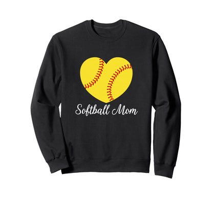 Softball Mom Softball Gift Sports Sweatshirt - Trendy Graphic Men Women - T-Shirt, Sweatshirt, Hoodie
