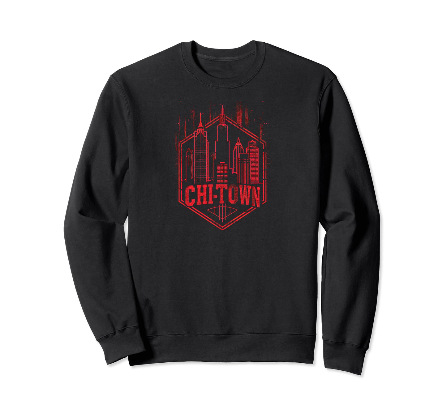 Chitown Grit 90S Grunge Urbandecay Mens Sweatshirt - Novelty Apparel Unisex - T-Shirt, Sweatshirt, Hoodie