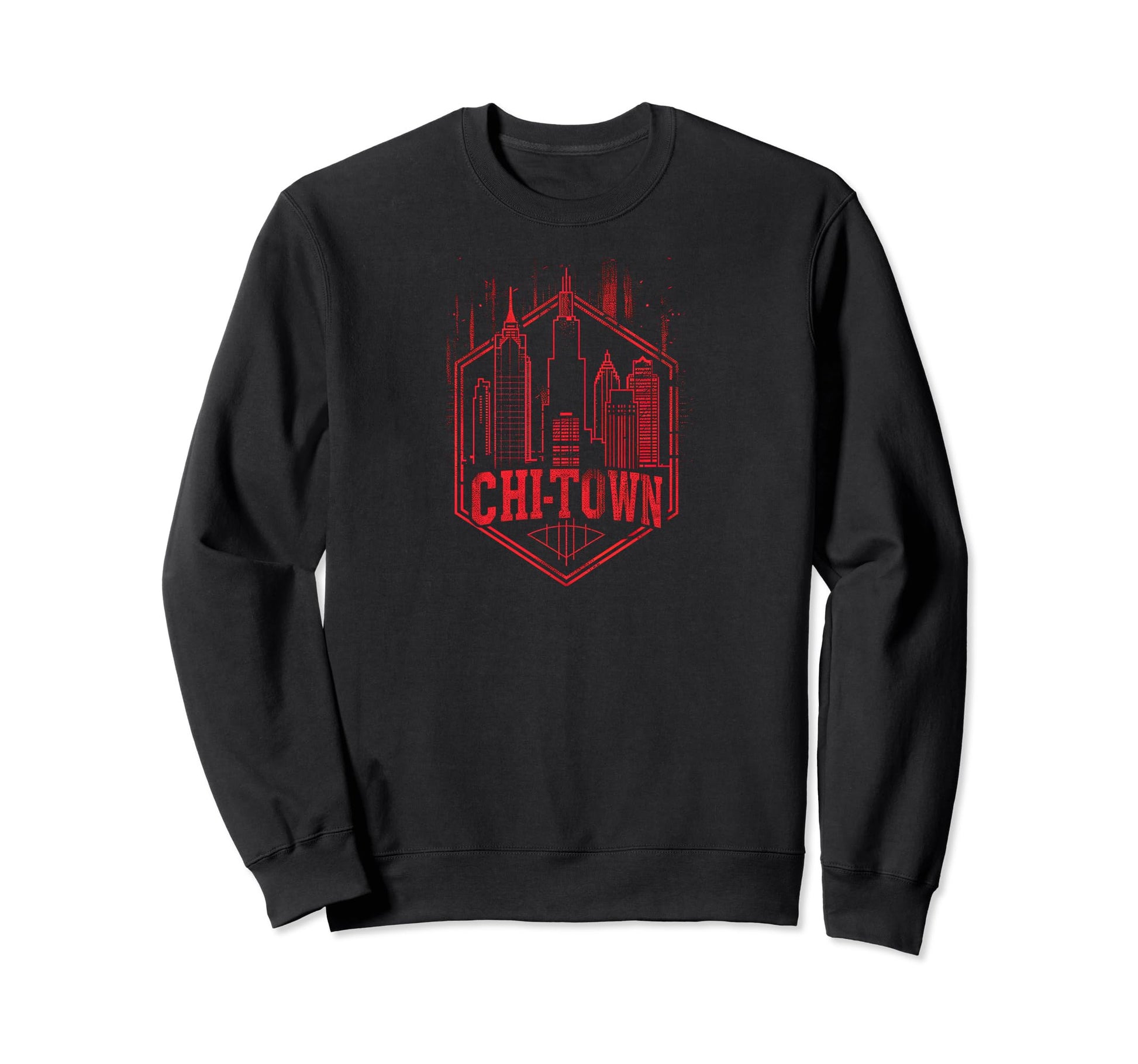 Chitown Grit 90S Grunge Urbandecay Mens Sweatshirt - Novelty Apparel Unisex - T-Shirt, Sweatshirt, Hoodie