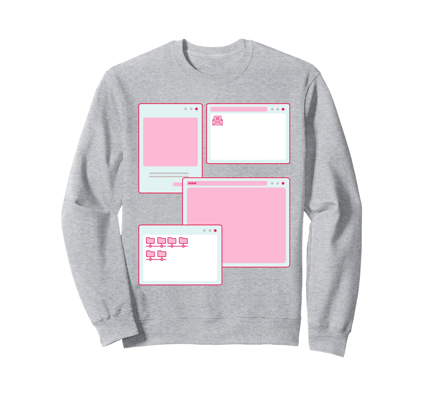 Vaporwave Aesthetic 90S Grunge Kawaii Sweatshirt - Custom Art Print Unisex - T-Shirt, Sweatshirt, Hoodie