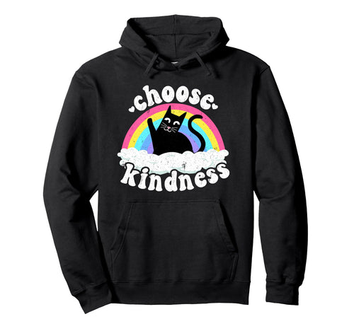 Anti Bullying Rainbow Peace Kind Hippie Hoodie - Aesthetic Graphic Unisex - T-Shirt, Sweatshirt, Hoodie
