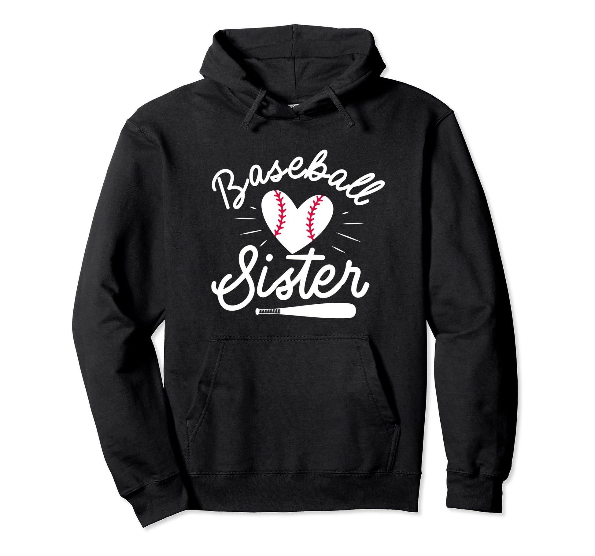 Baseball Sister Funny Baseball Sisters Hoodie - Novelty Apparel Men Women - T-Shirt, Sweatshirt, Hoodie