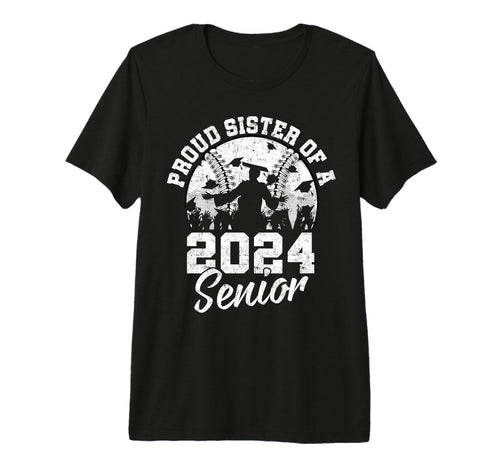 Senior Aunt 2024 Baseball Class 2024 T-Shirt - Unique Graphic Unisex - T-Shirt, Sweatshirt, Hoodie