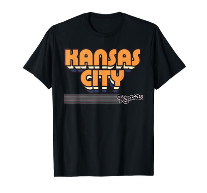 Kansas City Kansas Stripes T-Shirt - Aesthetic Graphic for Adults - T-Shirt, Sweatshirt, Hoodie