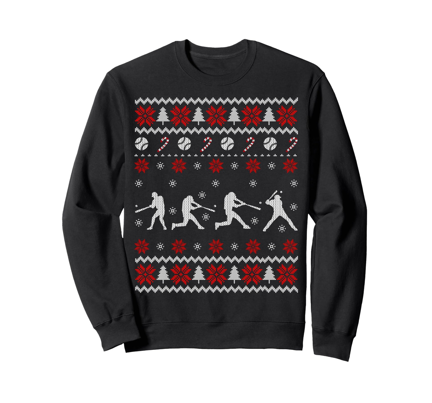 Baseball Players Ugly Gift Sweatshirt - Trendy Graphic Men Women - T-Shirt, Sweatshirt, Hoodie