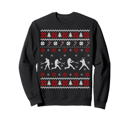 Baseball Players Ugly Gift Sweatshirt - Trendy Graphic Men Women - T-Shirt, Sweatshirt, Hoodie