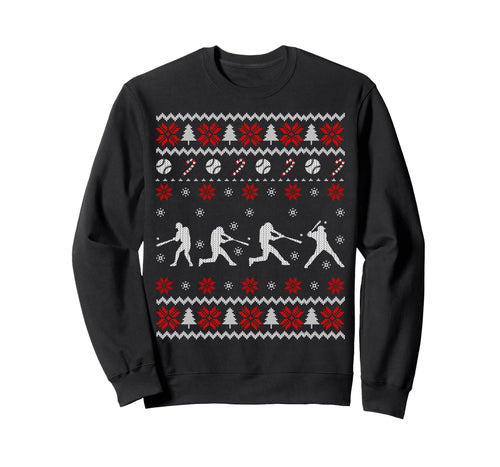 Baseball Players Ugly Gift Sweatshirt - Trendy Graphic Men Women - T-Shirt, Sweatshirt, Hoodie