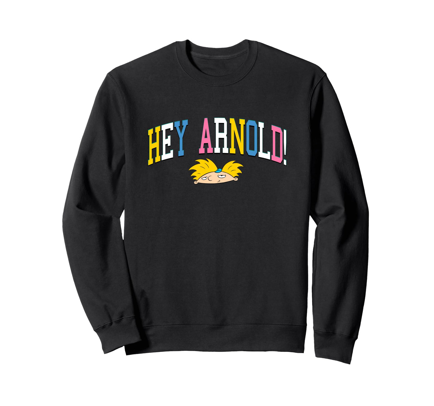 Hey Arnold Rainbow Arch Arnold Sweatshirt - Aesthetic Graphic Men Women - T-Shirt, Sweatshirt, Hoodie
