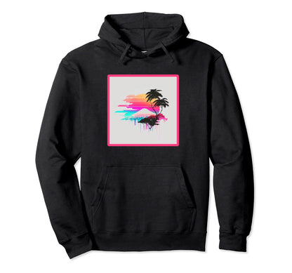 Vaperwave Aesthetic Glitch Retrowave Hoodie - Fun Novelty Design Unisex - T-Shirt, Sweatshirt, Hoodie