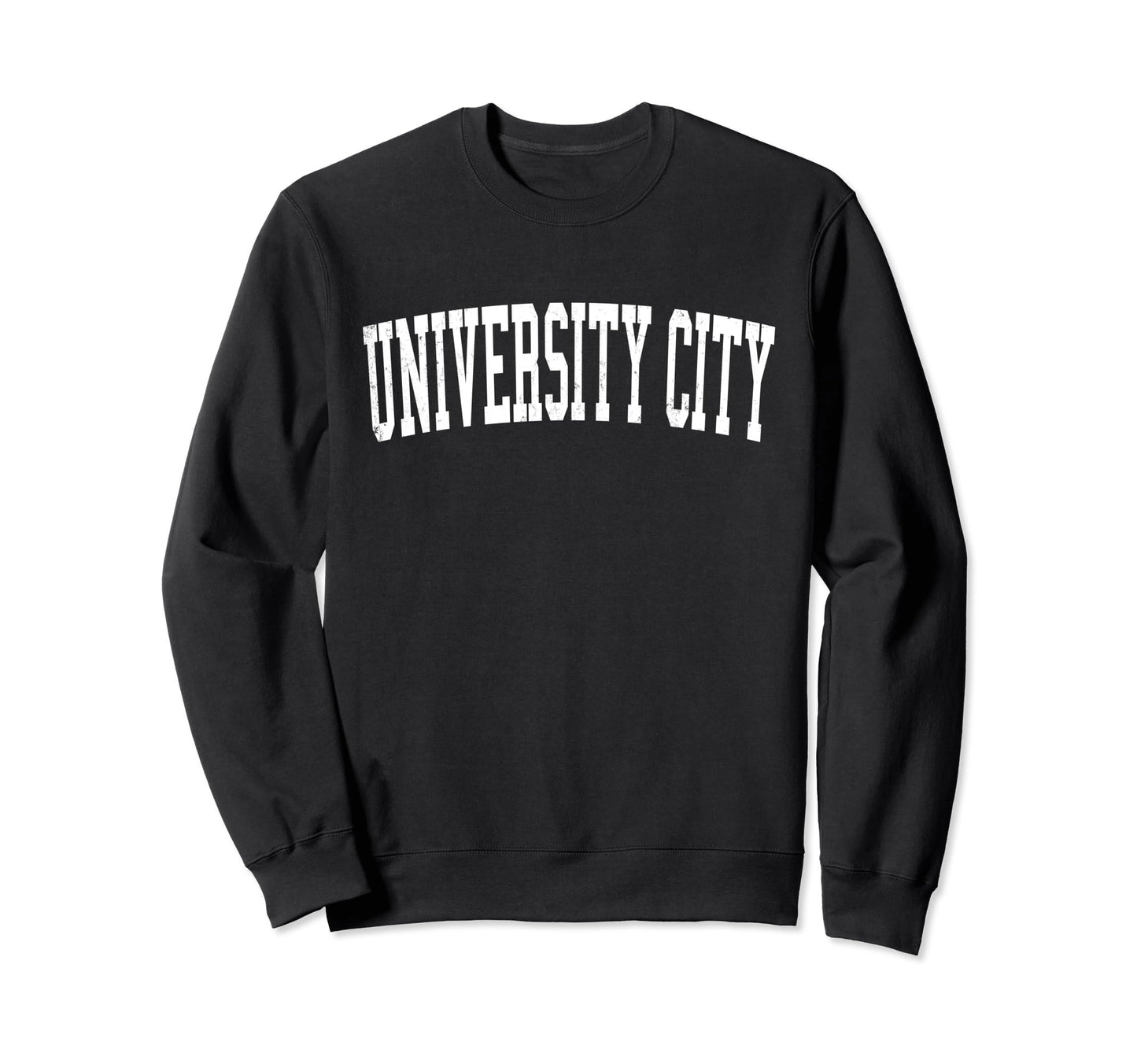 University City Mo Distressed Sweatshirt - Casual Everyday Wear Men Women - T-Shirt, Sweatshirt, Hoodie