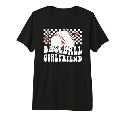 Baseball Girlfriend Groovy Baseball T-Shirt - Novelty Apparel for Adults - T-Shirt, Sweatshirt, Hoodie