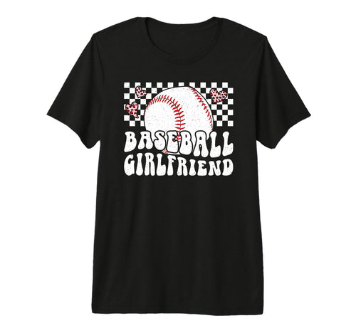 Baseball Girlfriend Groovy Baseball T-Shirt - Novelty Apparel for Adults - T-Shirt, Sweatshirt, Hoodie