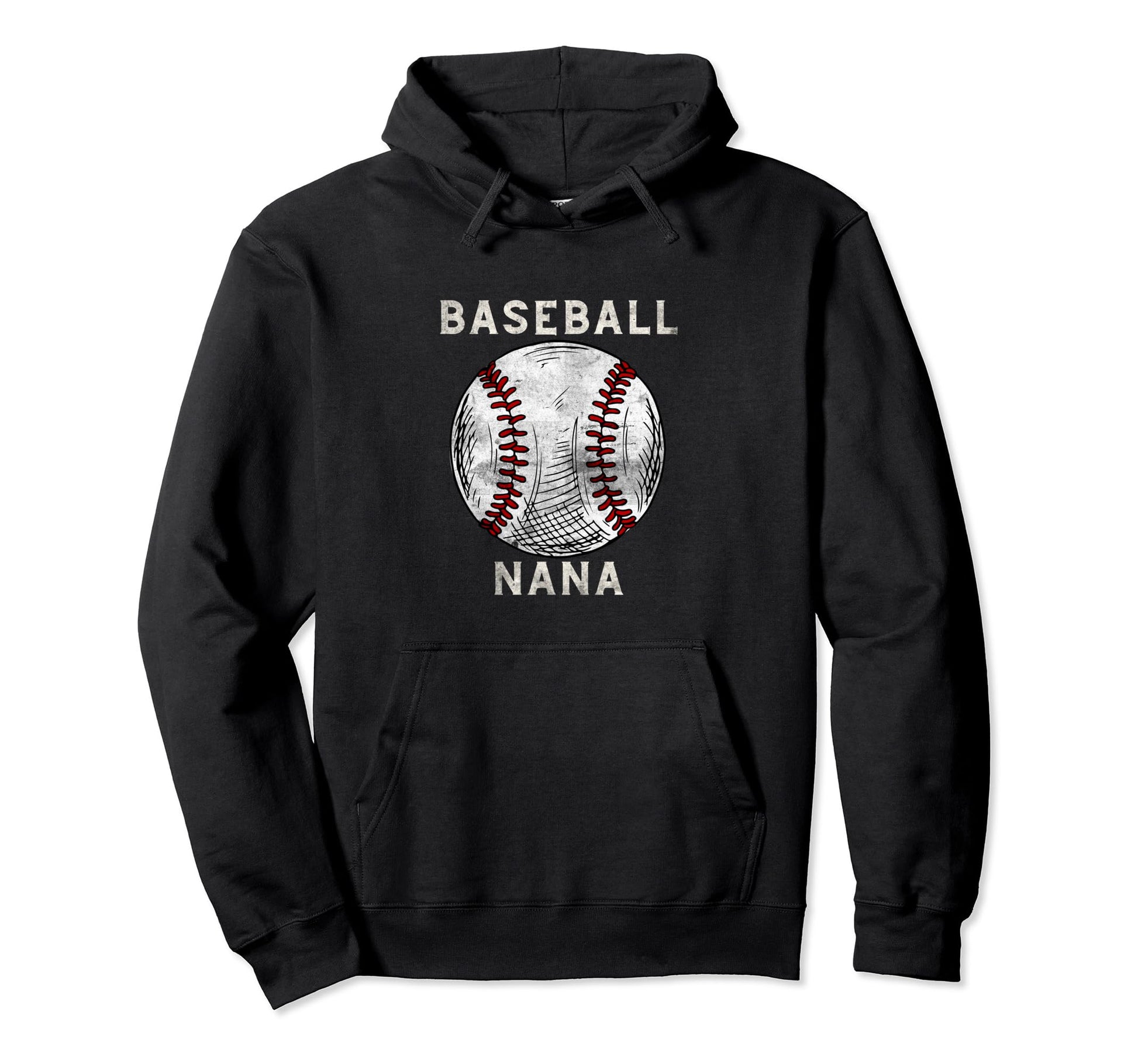 Baseball Nana Baseball Player Hoodie - Casual Everyday Wear for Adults - T-Shirt, Sweatshirt, Hoodie