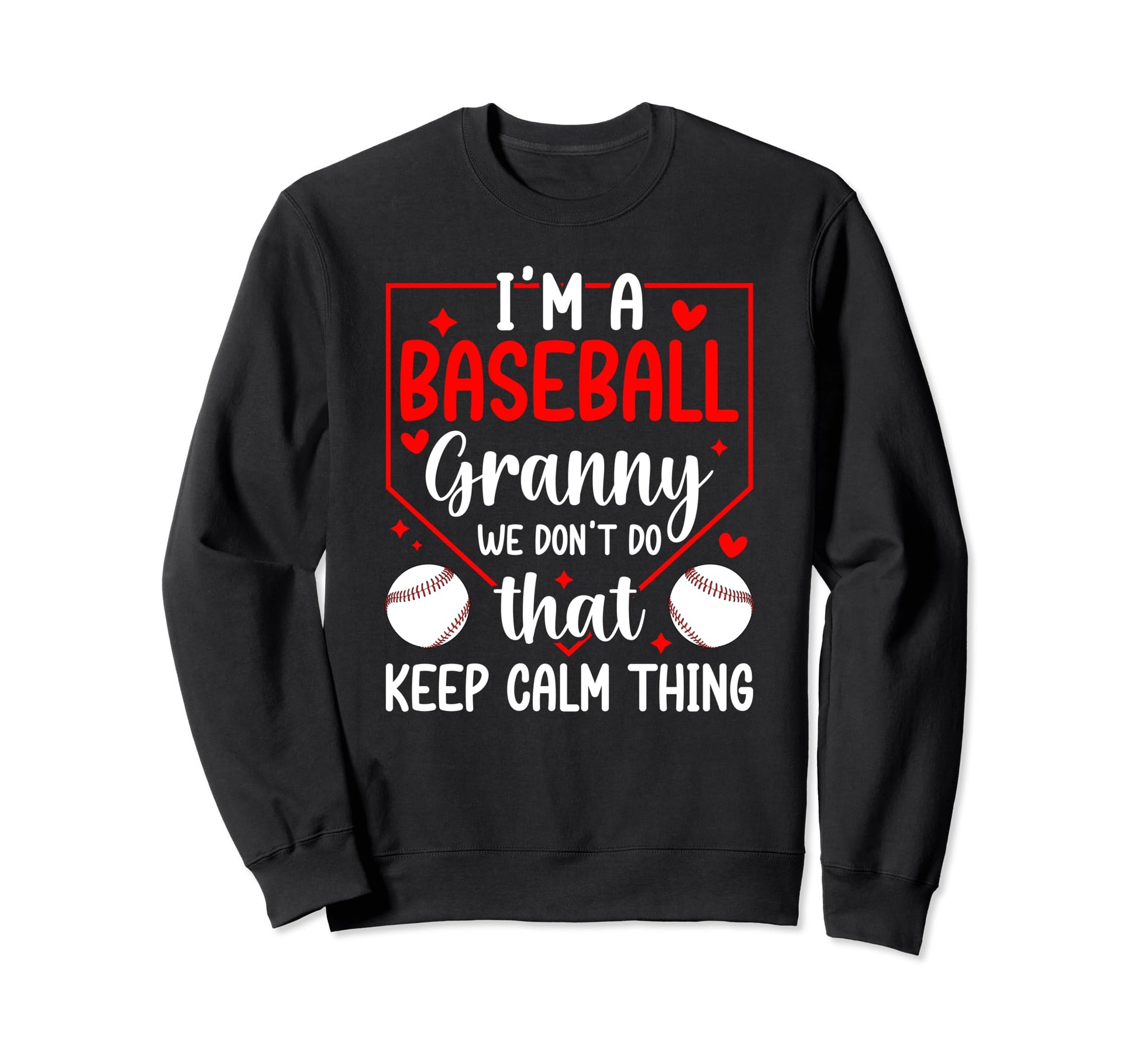 Im Baseball Granny Grandma Granny Sweatshirt - Fun Novelty Design Unisex - T-Shirt, Sweatshirt, Hoodie