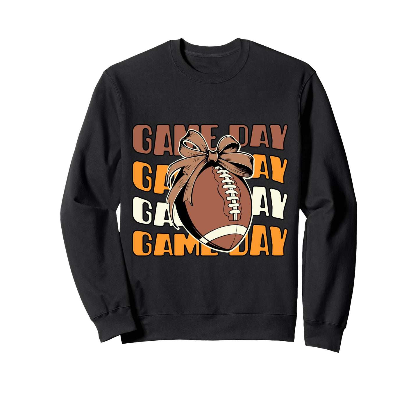 Football Mom Game Day Sweatshirt - Casual Everyday Wear Men Women - T-Shirt, Sweatshirt, Hoodie