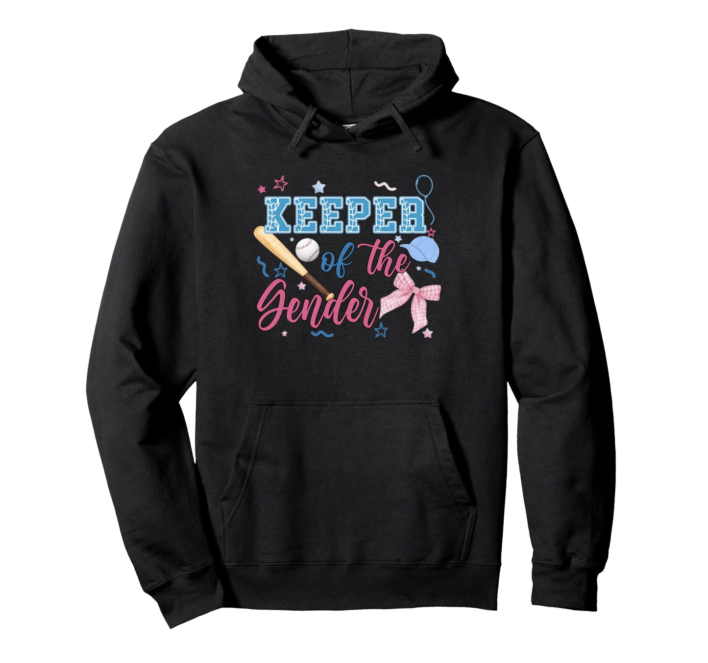 Keeper Gender Baseball Or Bows Gender Hoodie - Streetwear Style Men Women - T-Shirt, Sweatshirt, Hoodie