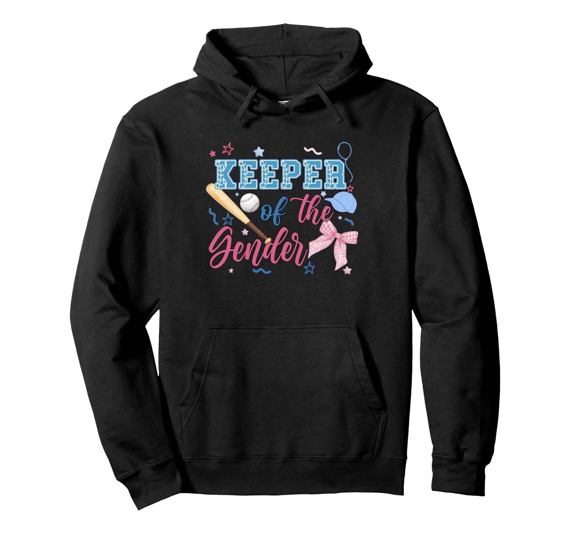 Keeper Gender Baseball Or Bows Gender Hoodie - Streetwear Style Men Women - T-Shirt, Sweatshirt, Hoodie