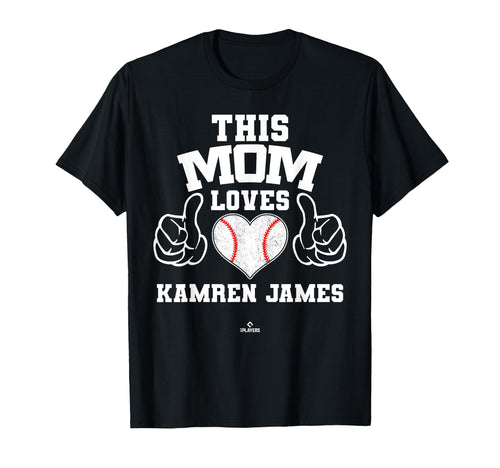 This Mom Loves Kamren James Prospect T-Shirt - Novelty Apparel for Adults - T-Shirt, Sweatshirt, Hoodie
