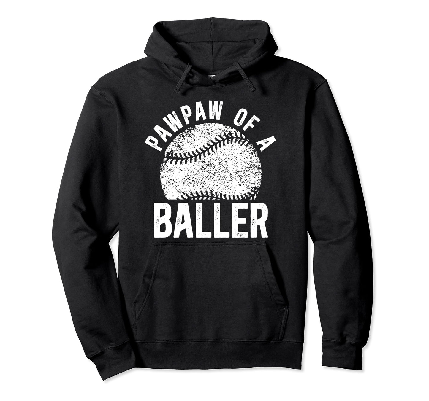 Pawpaw Baller Baseball Pawpaw Baseball Hoodie - Custom Art Print Men Women - T-Shirt, Sweatshirt, Hoodie