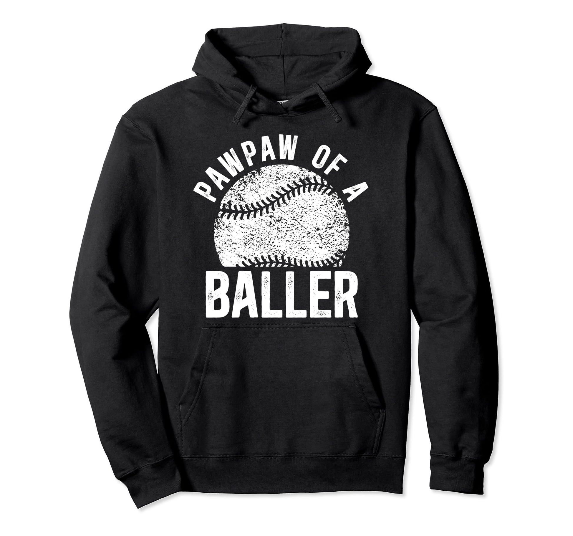 Pawpaw Baller Baseball Pawpaw Baseball Hoodie - Custom Art Print Men Women - T-Shirt, Sweatshirt, Hoodie