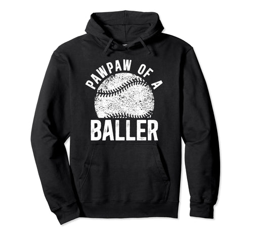 Pawpaw Baller Baseball Pawpaw Baseball Hoodie - Custom Art Print Men Women - T-Shirt, Sweatshirt, Hoodie