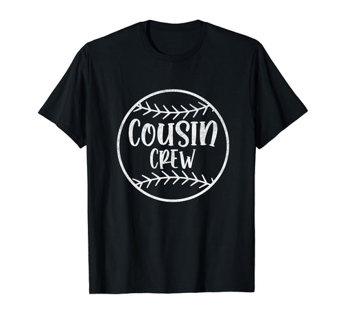 Cousin Crew Baseball Family T-Shirt - Fun Novelty Design for Adults - T-Shirt, Sweatshirt, Hoodie