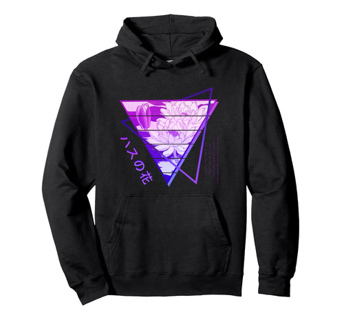 Japan Vaporwave Anime Flower Edgy Soft Hoodie - Trendy Graphic for Adults - T-Shirt, Sweatshirt, Hoodie