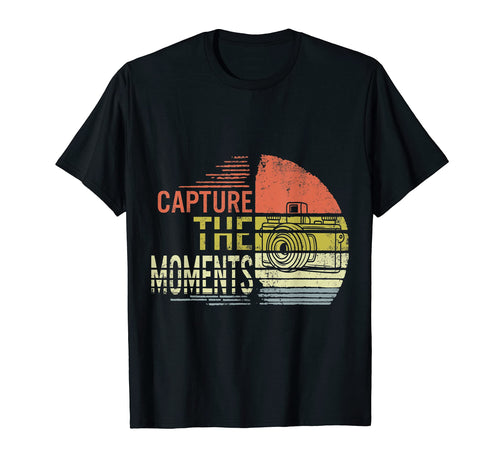 Capture Moments Camera Photographer T-Shirt - Minimalist Print Unisex - T-Shirt, Sweatshirt, Hoodie