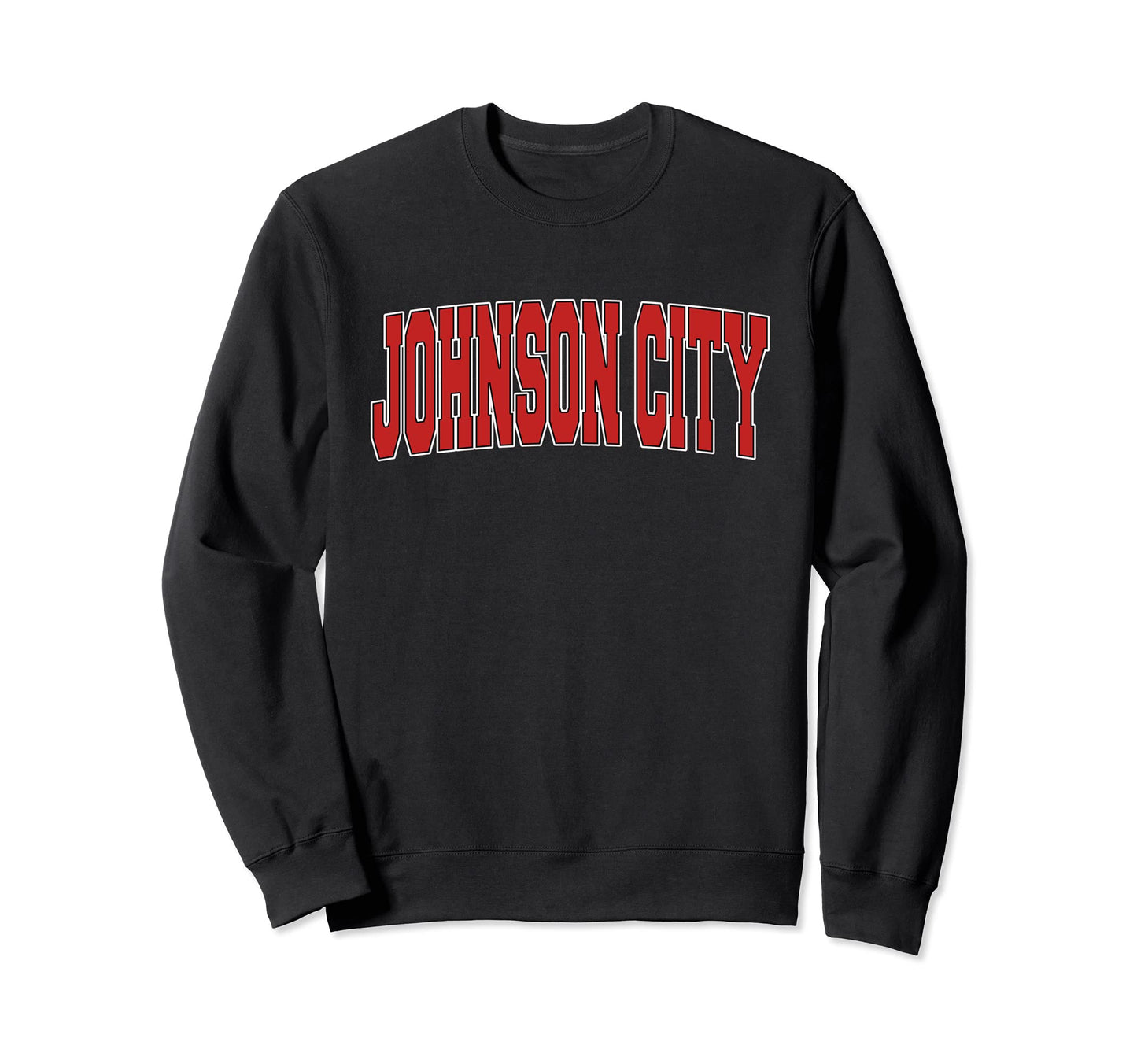 Johnson City Ny New York Varsity Usa Sweatshirt - Minimalist Print Unisex - T-Shirt, Sweatshirt, Hoodie