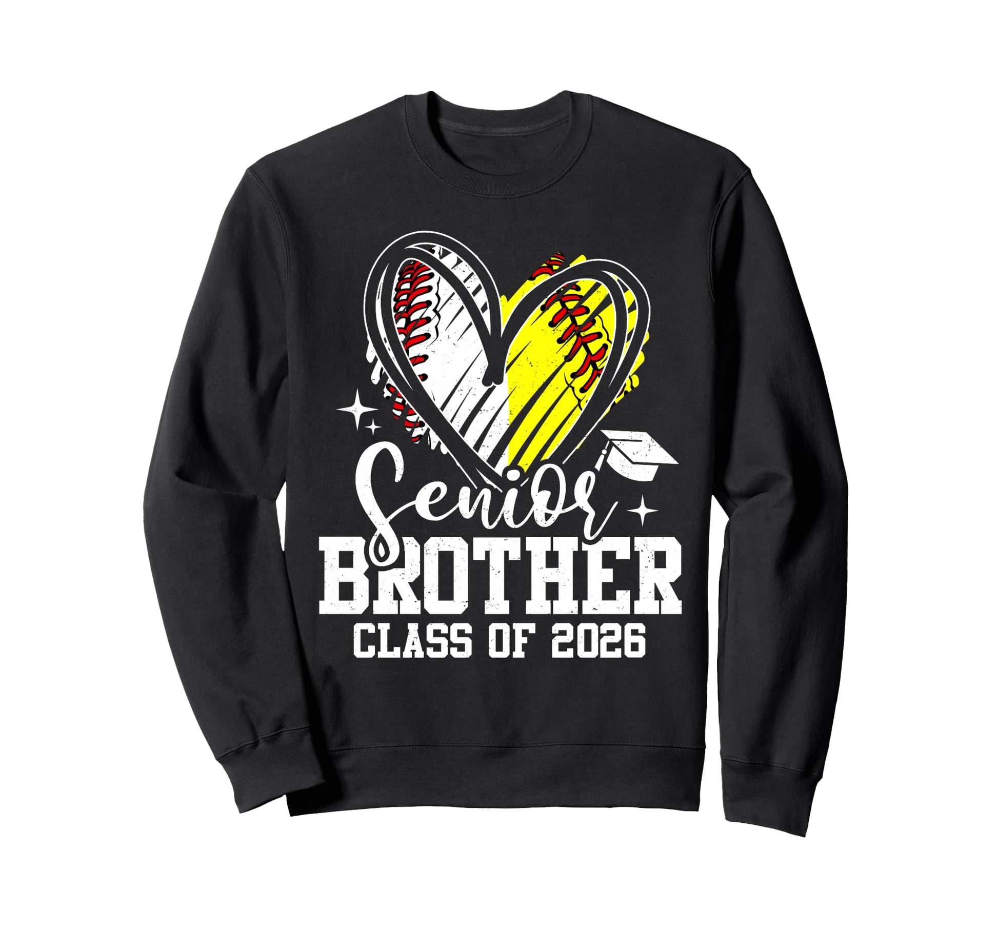 Senior Brother Class 2026 Baseball Sweatshirt - Minimalist Print Unisex - T-Shirt, Sweatshirt, Hoodie