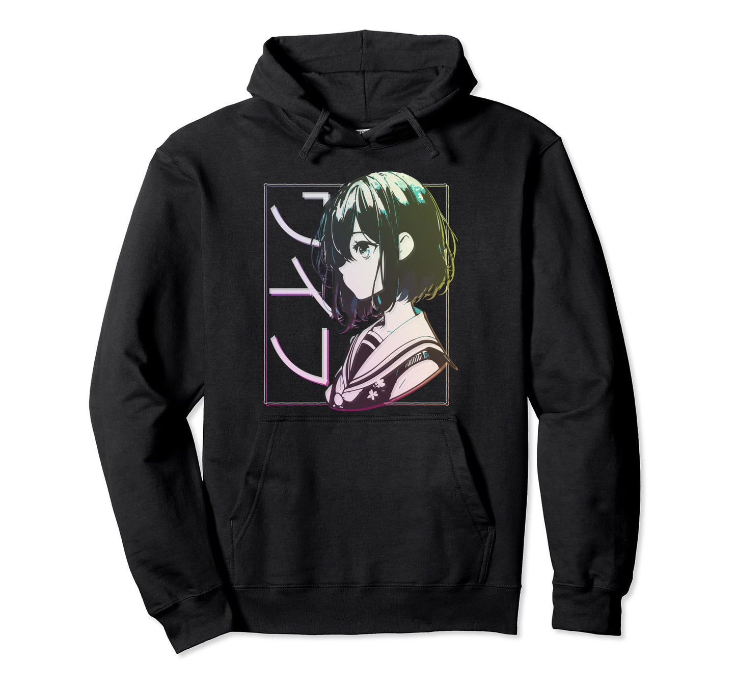 Anime Waifu Japanese Aesthetic Kawaii Hoodie - Minimalist Print Unisex - T-Shirt, Sweatshirt, Hoodie
