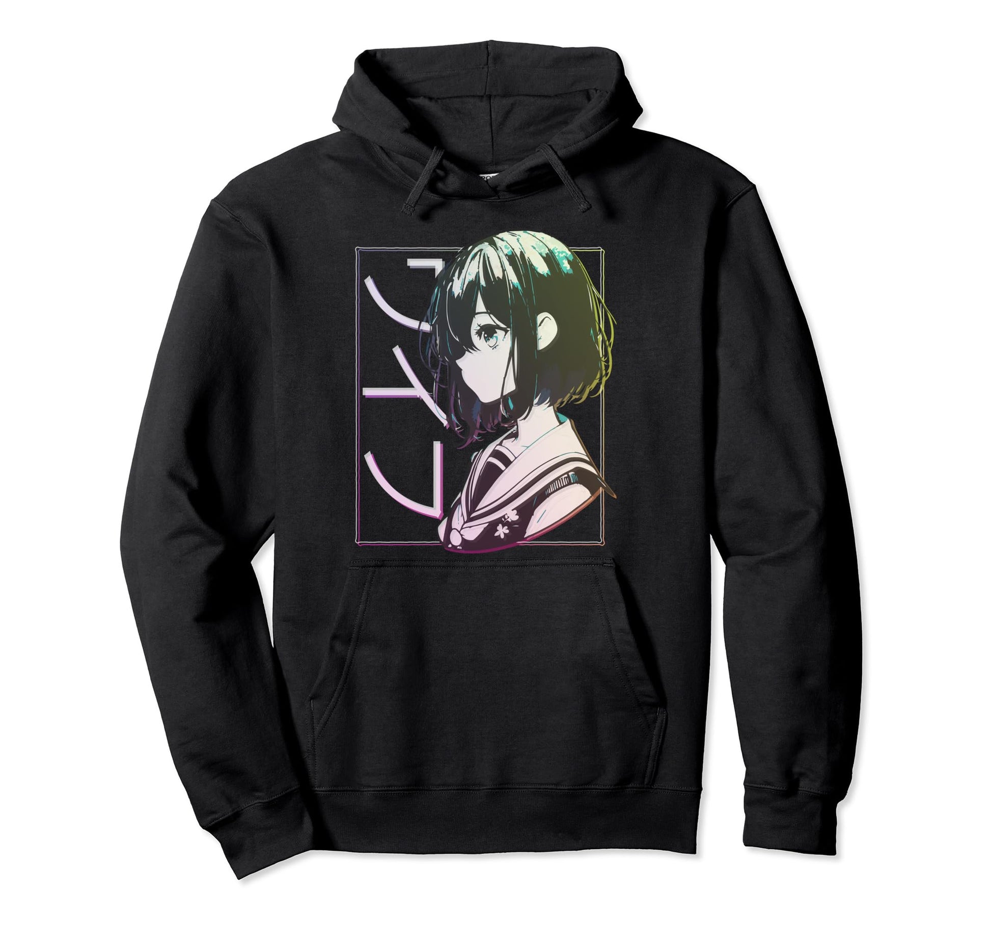 Anime Waifu Japanese Aesthetic Kawaii Hoodie - Minimalist Print Unisex - T-Shirt, Sweatshirt, Hoodie