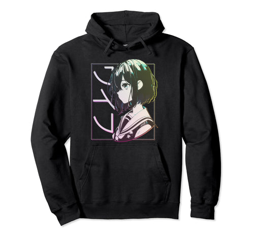 Anime Waifu Japanese Aesthetic Kawaii Hoodie - Minimalist Print Unisex - T-Shirt, Sweatshirt, Hoodie