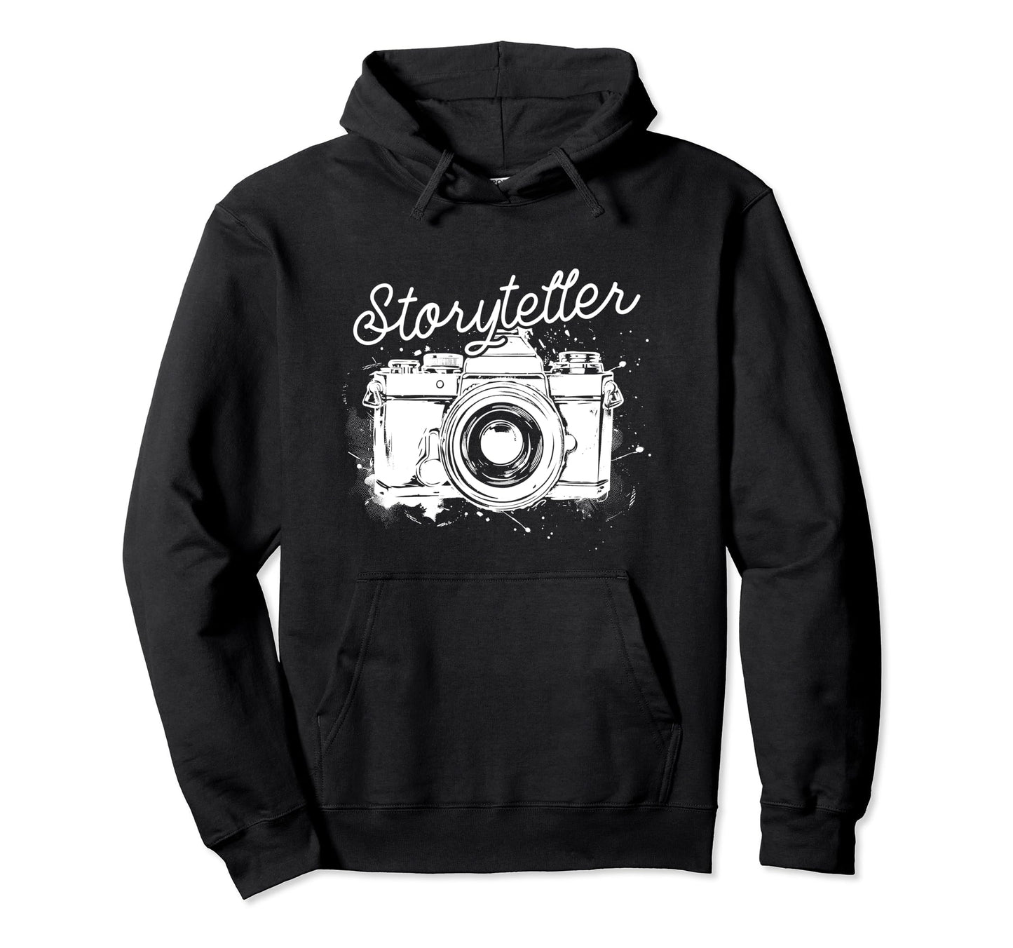 Photographer Storyteller Camera Hoodie - Trendy Graphic for Adults - T-Shirt, Sweatshirt, Hoodie