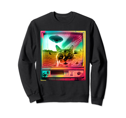 Weirdcore Television 80S 90S Funny Sweatshirt - Novelty Apparel Men Women - T-Shirt, Sweatshirt, Hoodie