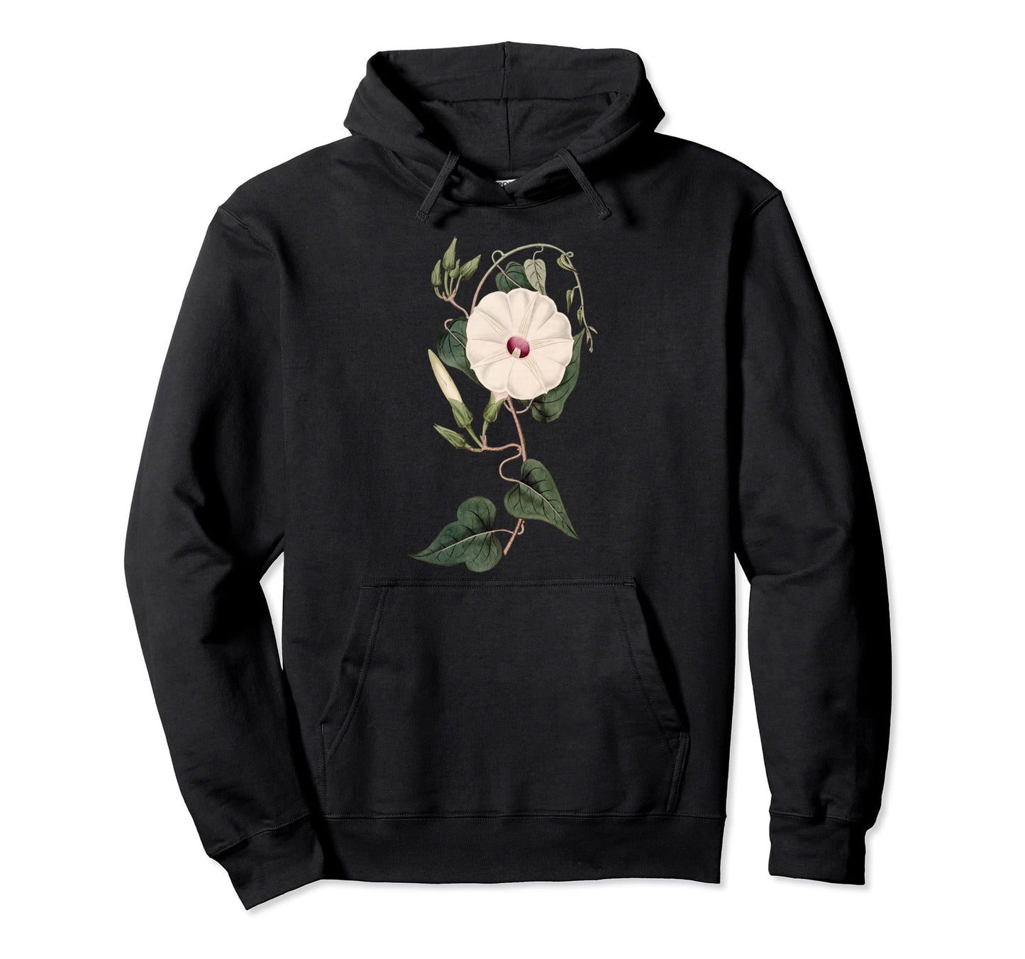 Aesthetic Botanical Floral Flowers Boho Hoodie - Graphic Print for Adults - T-Shirt, Sweatshirt, Hoodie