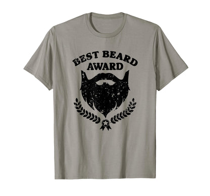 Best Beard Award Funny Grunge T-Shirt - Custom Art Print Men Women - T-Shirt, Sweatshirt, Hoodie