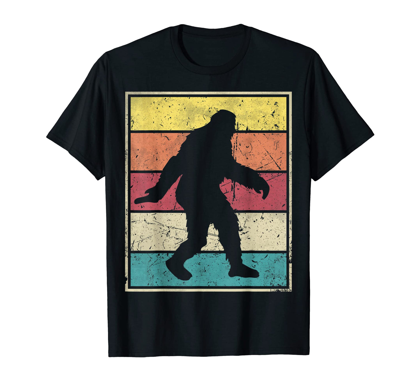 Bigfoot Stripes T-Shirt - Trendy Graphic Men Women - T-Shirt, Sweatshirt, Hoodie