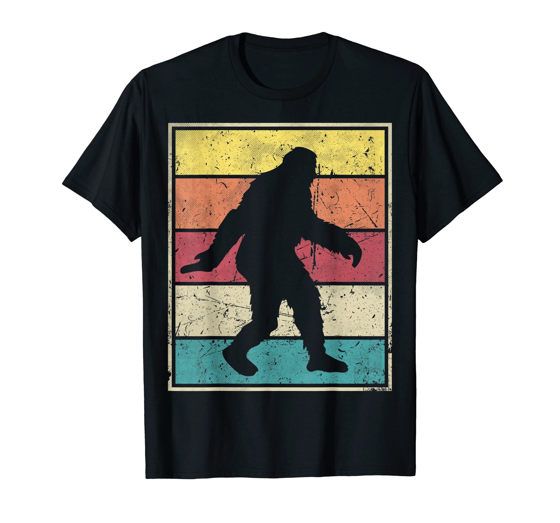 Bigfoot Stripes T-Shirt - Trendy Graphic Men Women - T-Shirt, Sweatshirt, Hoodie