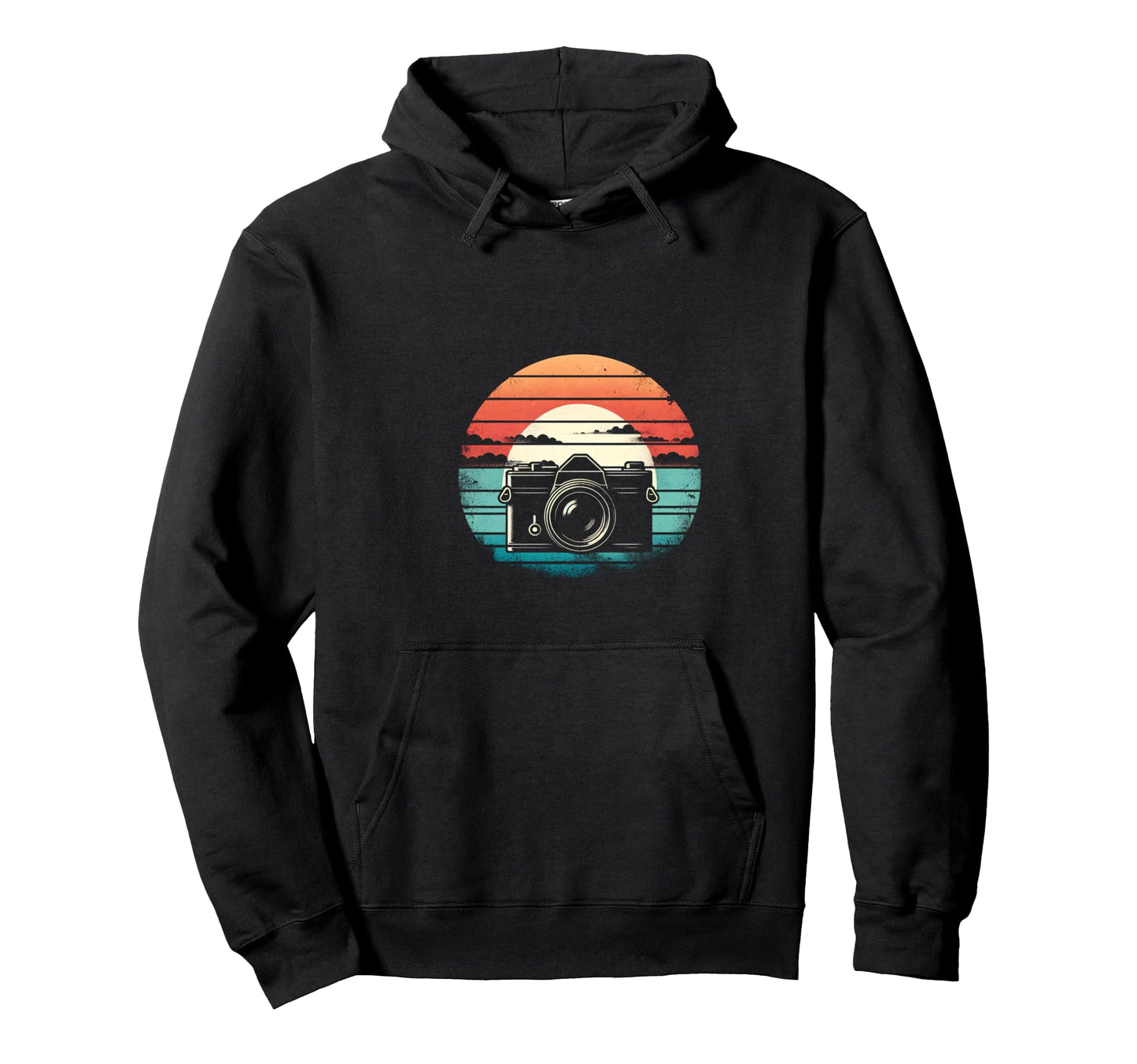 Camera Sunset Hoodie - Novelty Apparel Unisex - T-Shirt, Sweatshirt, Hoodie