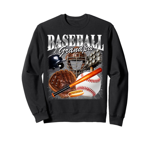 Baseball Grandpa Bootleg 90S Pop Pop Sweatshirt - Trendy Graphic Men Women - T-Shirt, Sweatshirt, Hoodie