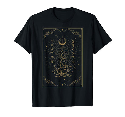Candle Shines Lotus Flowers Kind Hope T-Shirt - Custom Art Print Unisex - T-Shirt, Sweatshirt, Hoodie