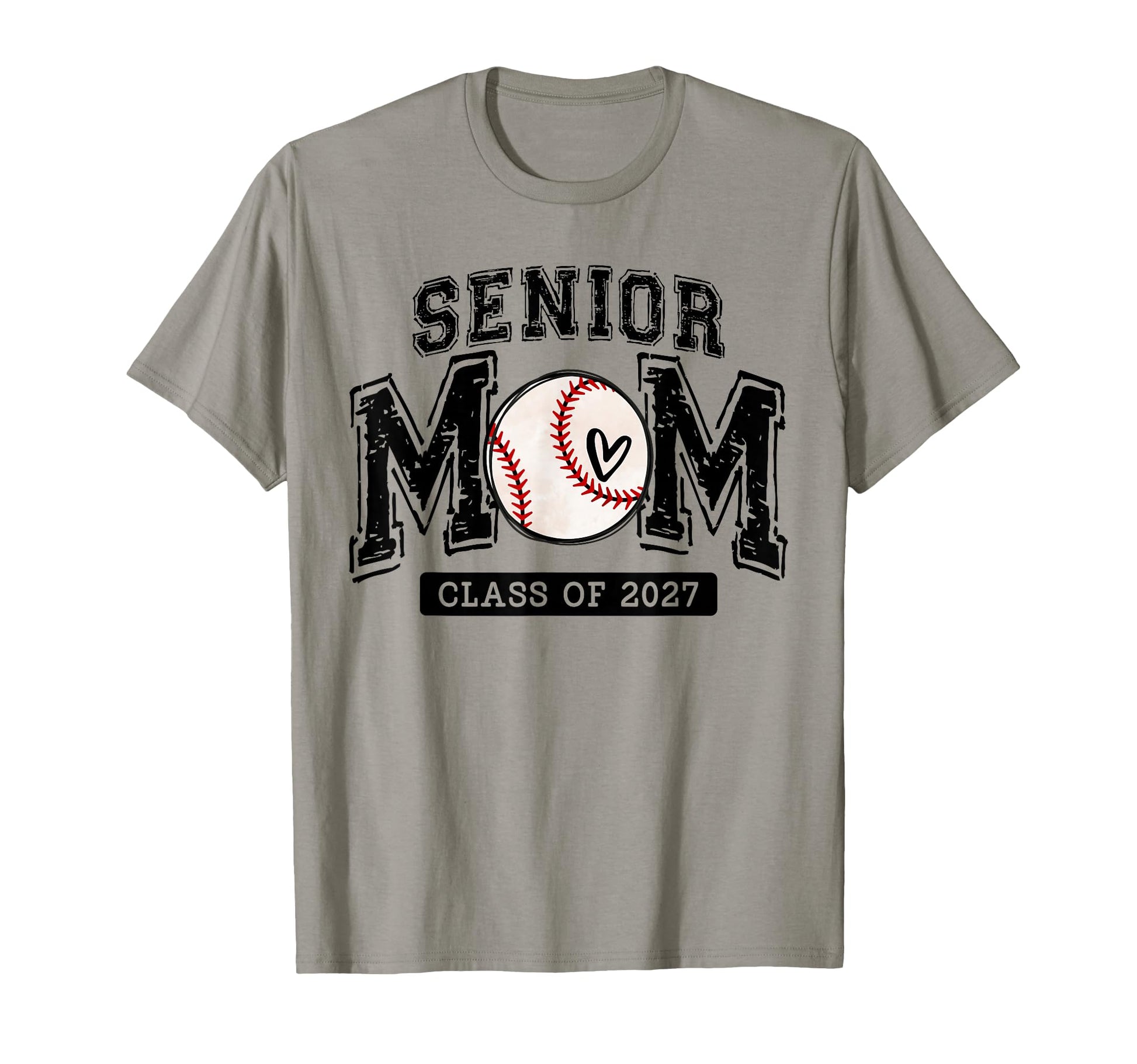 Senior Baseball Mom Class 2027 Senior T-Shirt - Streetwear Style Men Women - T-Shirt, Sweatshirt, Hoodie